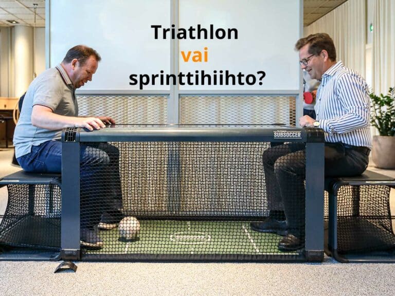 Uuden järjestelmän kilpailutus: Triathlon vai sprinttihiihto?