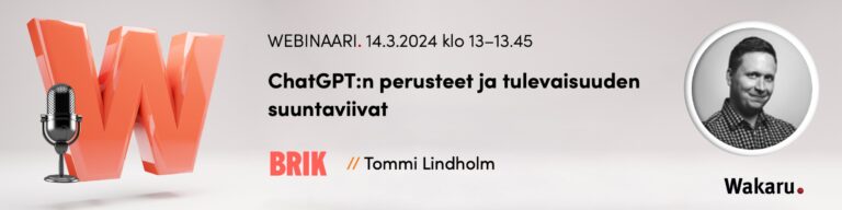 Webinaari: ChatGPT:n perusteet ja tulevaisuuden suuntaviivat