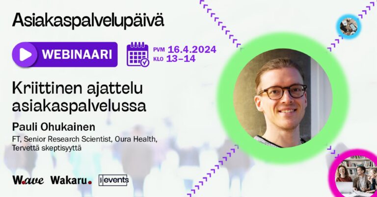 Kriittinen ajattelu asiakaspalvelussa webinaari