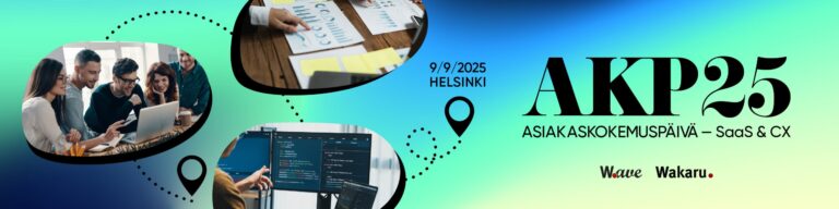 Asiakaskokemuspäivä 2025 järjestetään 9.9. Helsingissä Scandic Parkissa